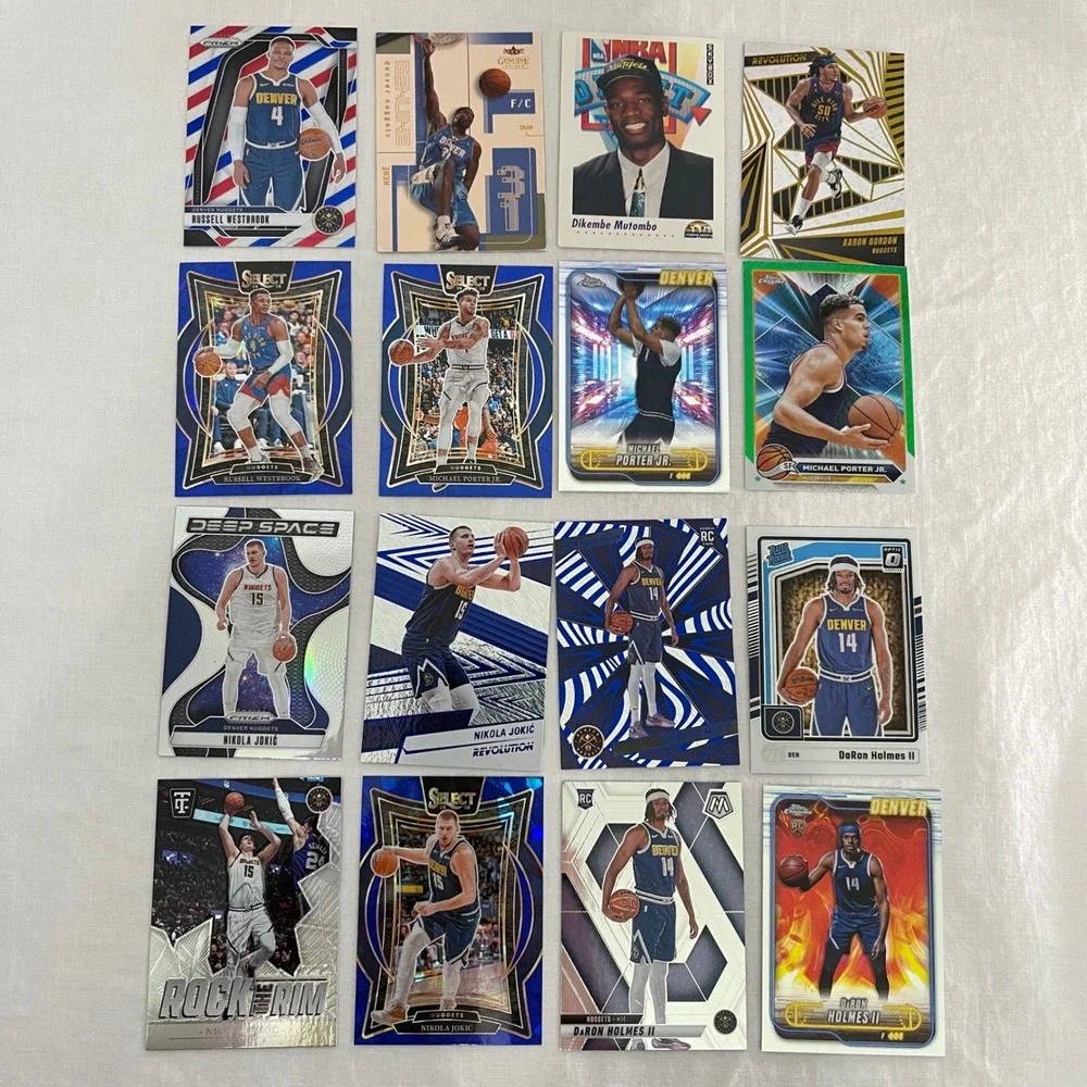 Denver Nuggets Panini Topps Basketball Card Lot Jokic Westbrook RC Rookies